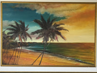 Palm trees by the sea # 2 - $4,000