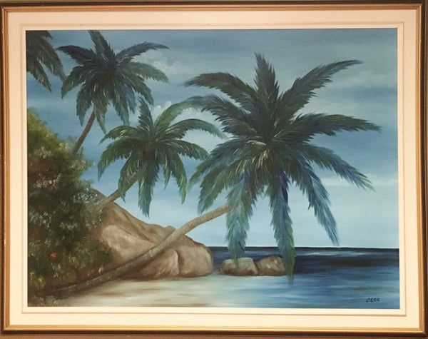 Palm trees by the sea # 1 - $8,500